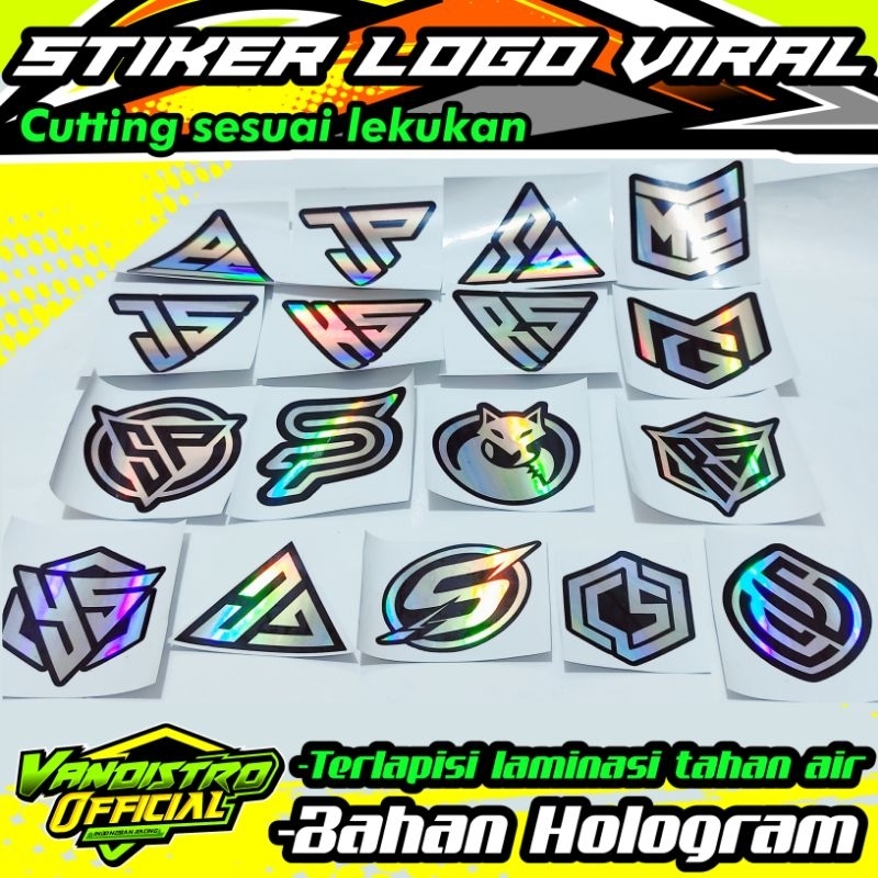 Stiker logo / stiker viral / stiker kata kata / stiker motor / stiker hologram