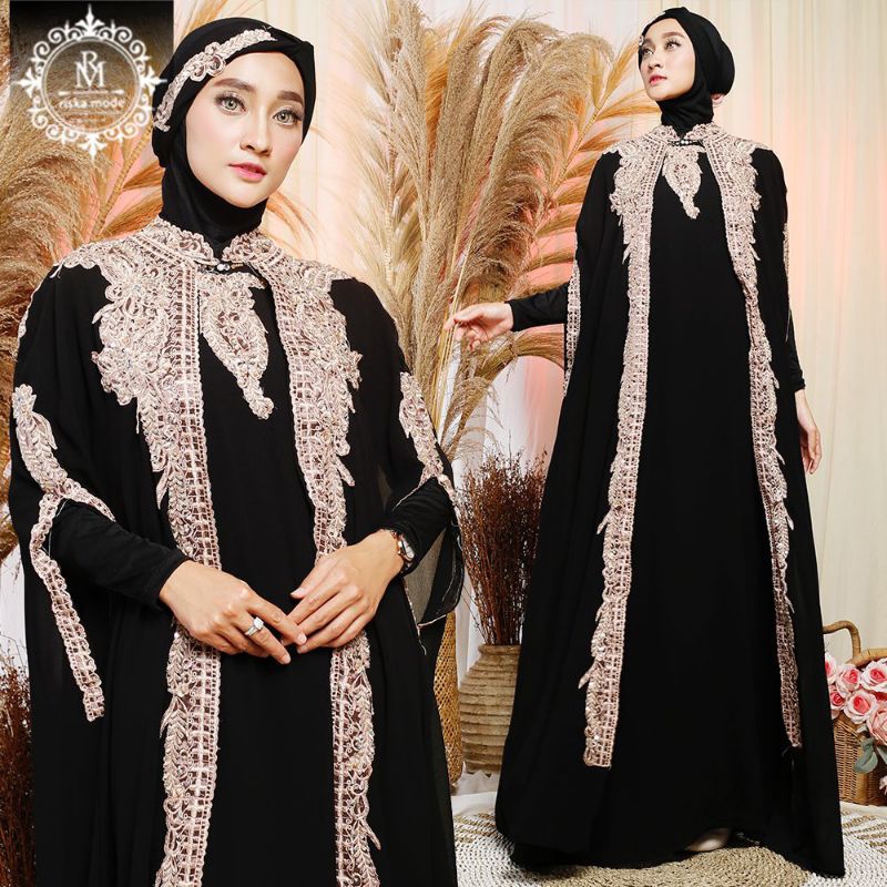 FASHION MUSLIM // KAFTAN NADIA // FREE INNER DAN TURBAN // SERAGAMAN KELUARGA // BAJU PESTA LAMARAN // KEBAYA WISUDA // BAJU LEBARAN // By RISKA MODE