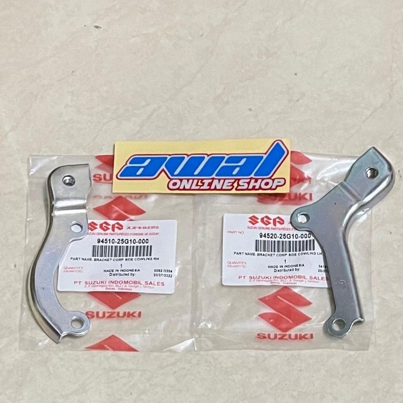 BREKET BRACKET SAYAP, BRACKET SIDE COWLING SATRIA FU 2004-2013 CBU, CKD, BARONG ORIGINAL SGP
