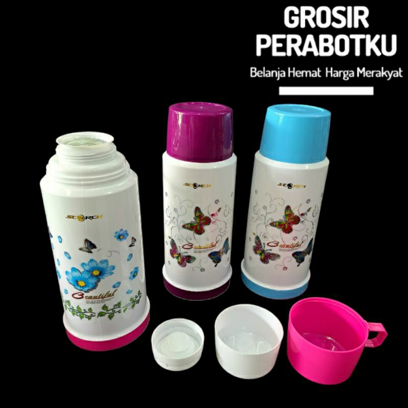 Termos Air Panas Mini Vacuum Flask 1000ml 450ml Thermos Kaca