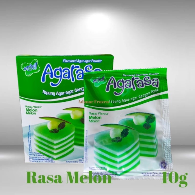 

Agarasa rasa melon / agar agar melon 10g