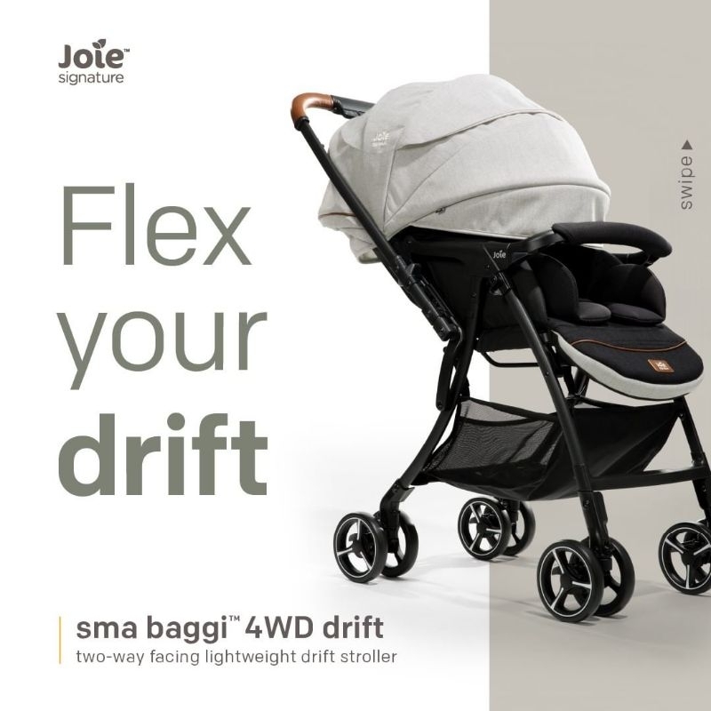 Joie Signature Sma Baggi 4WD Drift Baby Stroller | Two Way Facing Stroller