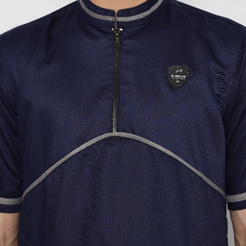 Baju Koko Pria Dewasa Laki Laki Muslim Lengan Pendek Katun Toyobo