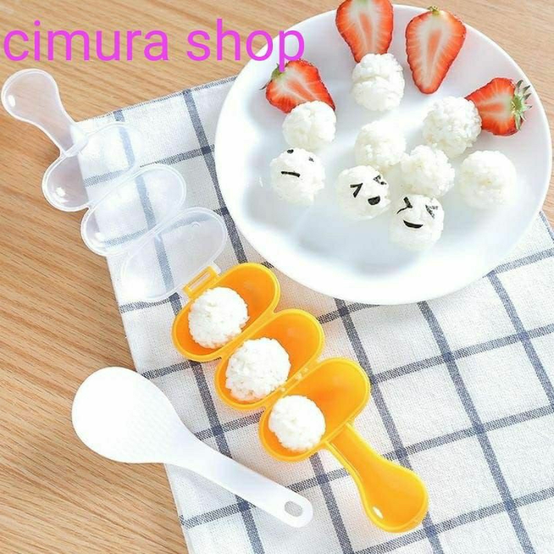 cetakan/cetakan nasi/cetakan bento/cetakan nasi bento bola/cetakan nasi bulat/rice ball Shaker bento