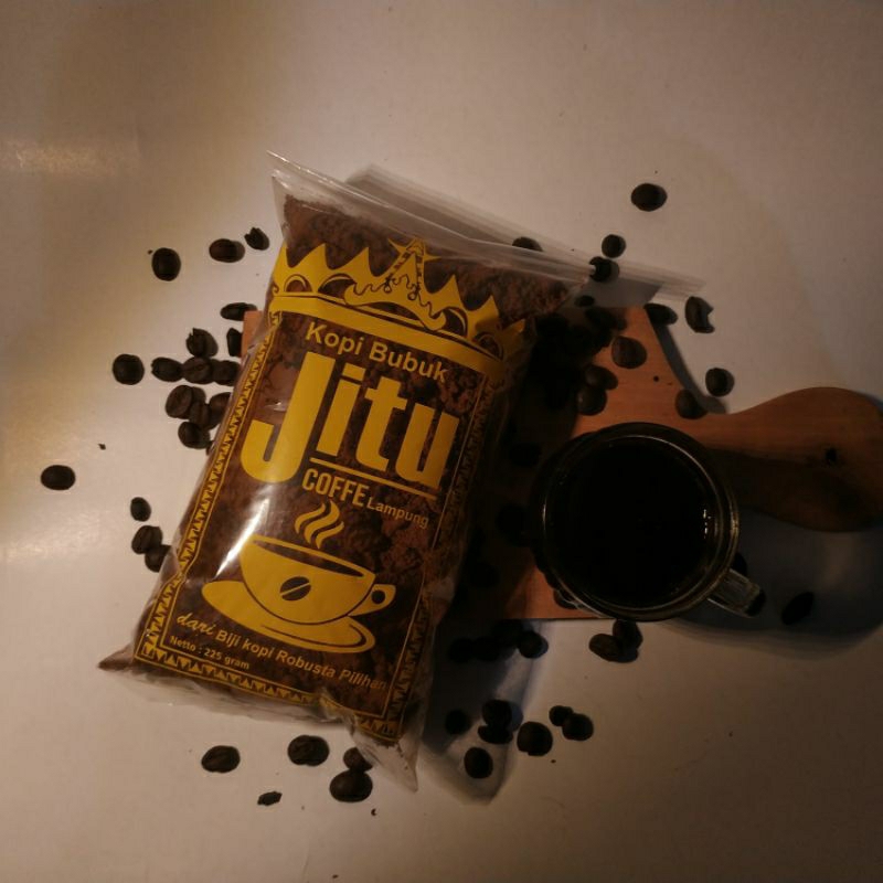 

Kopi Bubuk JITU - Coffe Lampung - Netto 225 Gram