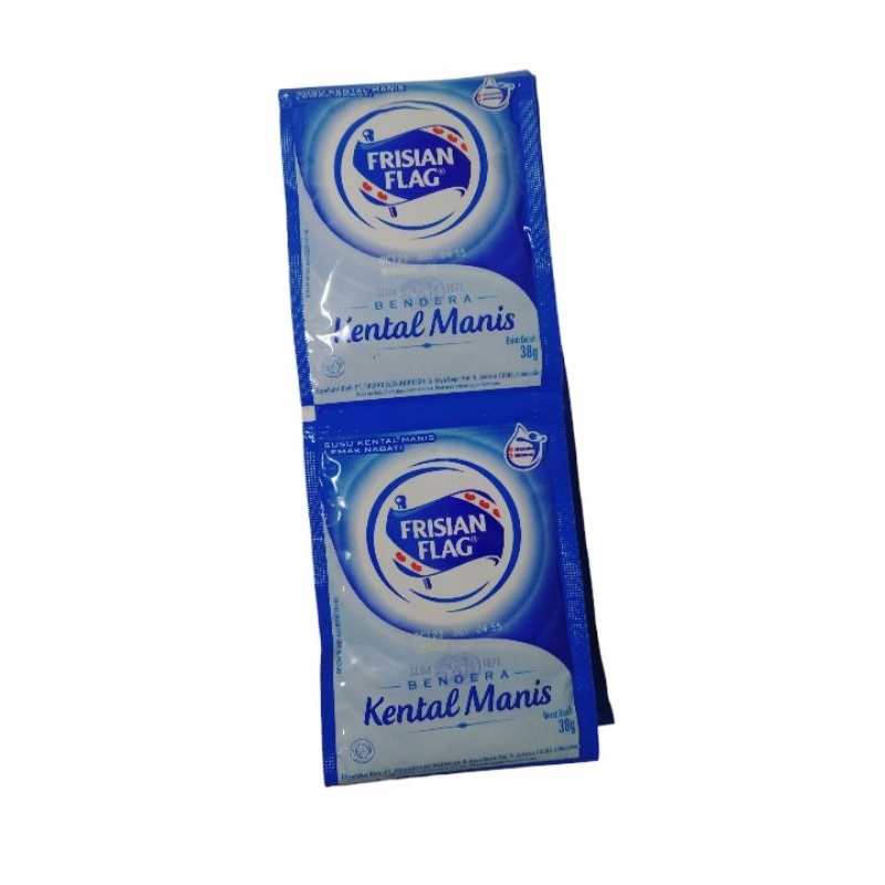 

Frisian Flag Susu Kental Manis Putih Sachet 6 X 38gr