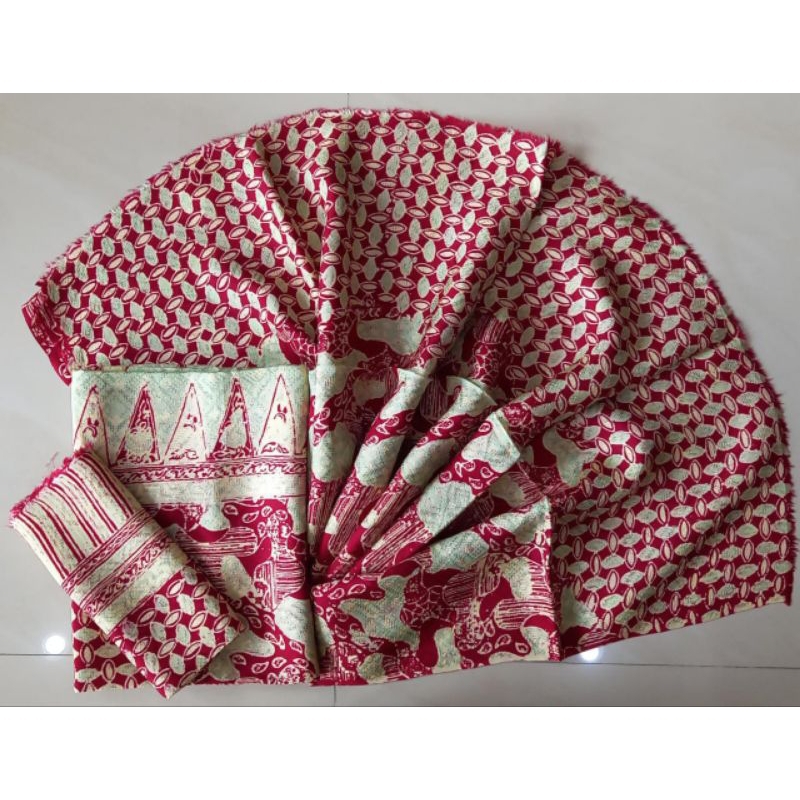 kain batik viscose sarimbit selendang panjang dan lebar khas Trusmi batik seni cirebon