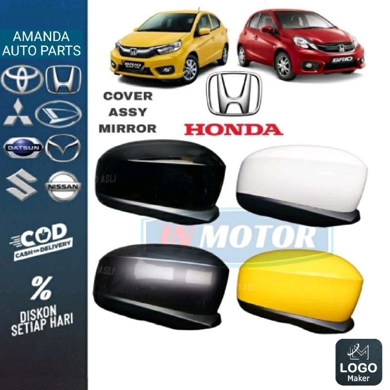 cover spion HONDA BRIO SATYA 2012 2013-2020 2021 2022 2023 batok