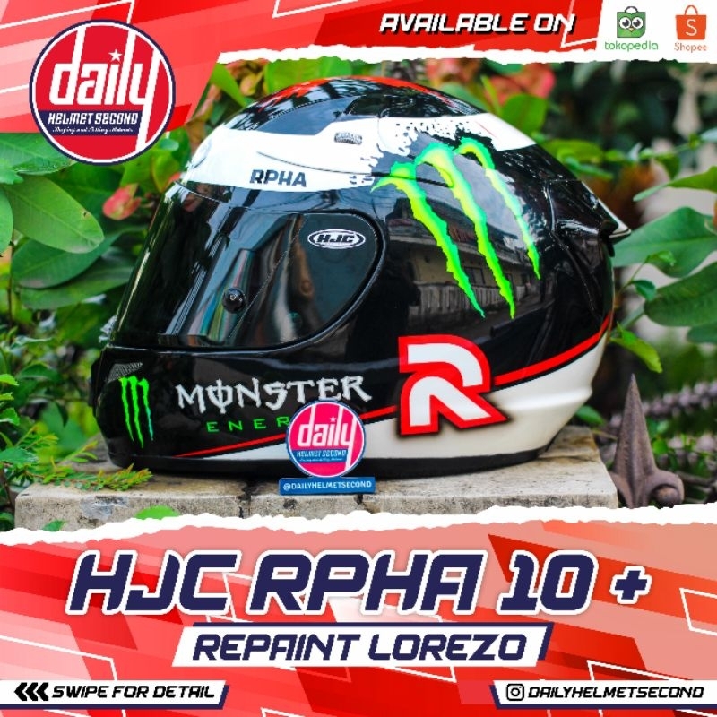HJC RPHA 10+ REPAINT  PESANAN OKTHA HARDI
