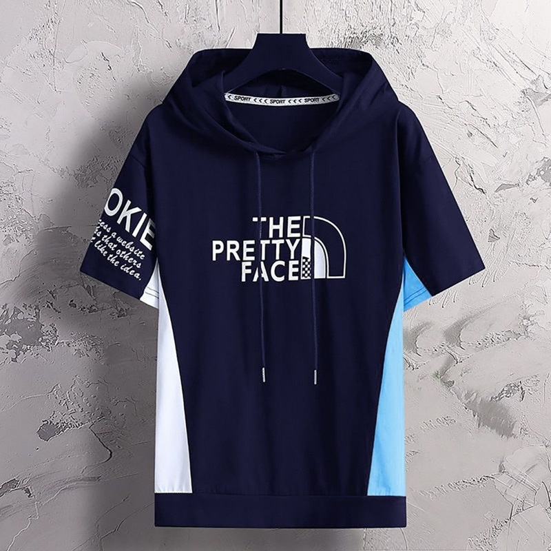 BAJU KAOS HOODIE PRIA THE FACE HODIE PENDEK COWOK PREMIUM FASHION