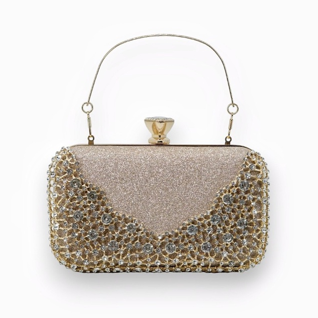 Waiwai Tas Wanita Sling Bag Glitter Mewah 02A Clutch