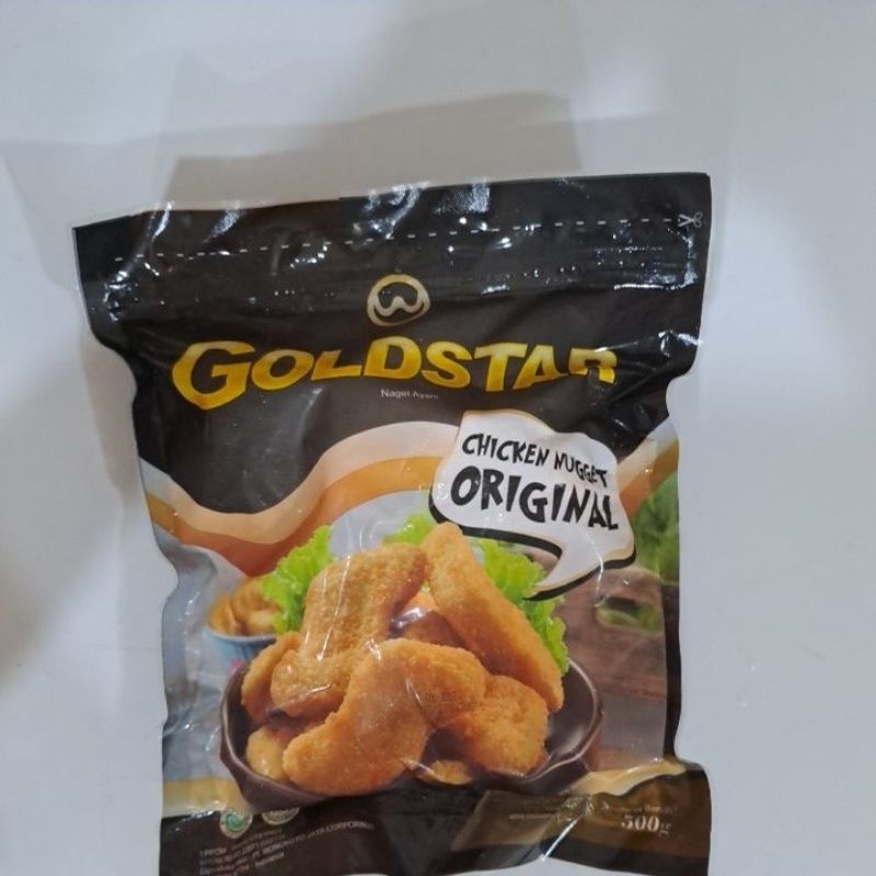 

goldstar chicken nugget original 500gr
