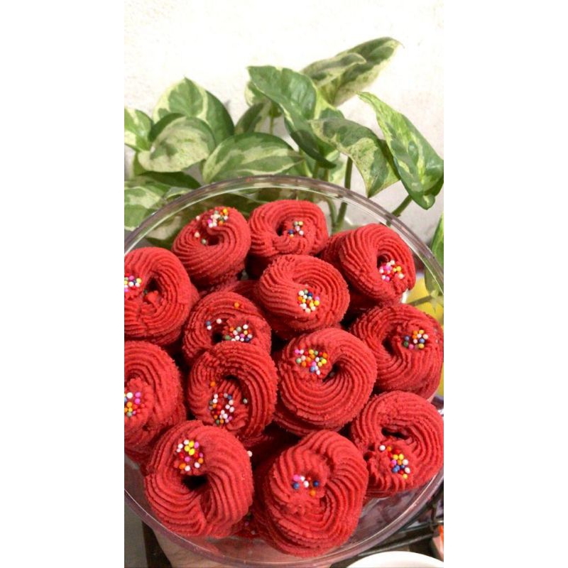 

kue kering red velet home made