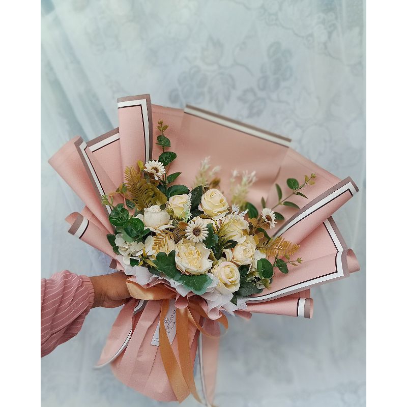 PRASASTI.ID - BOUQUET/BUKET BUNGA ARTIFICIAL L