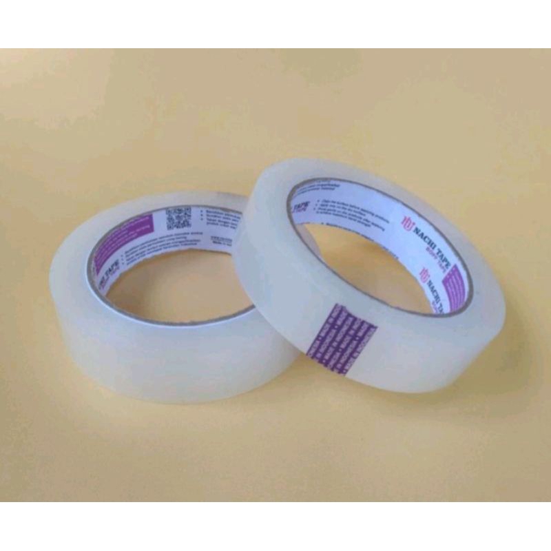 

isolasi sedang lakban Bening size 1 inch 24mm panjang 100 yard TOP