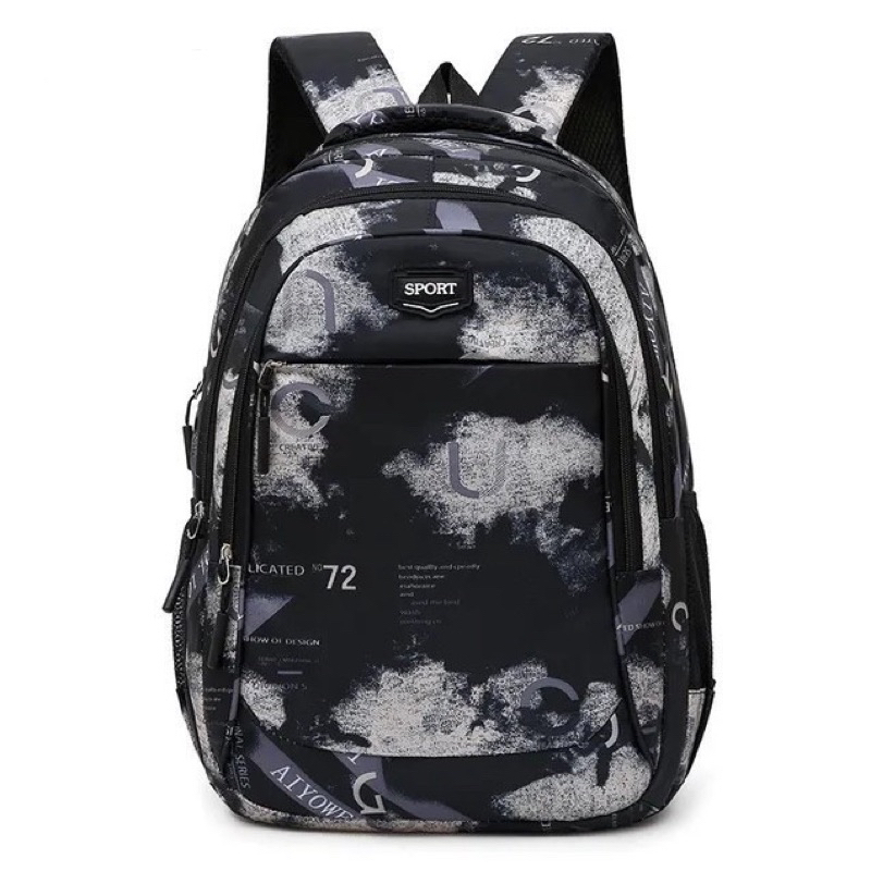 Tas ransel pria tas SPORT backpack pria tas ransel laptop tas sekolah anak abstrak tas kerja tas ransel pria simple elegant