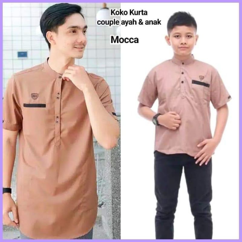 Baju Koko Kurta Couple Ayah dan Anak by zellshop