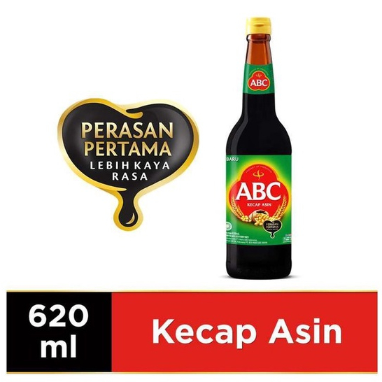 

ABC Kecap Asin 620ml / kecap asin kemasan botol praktis murah distributor