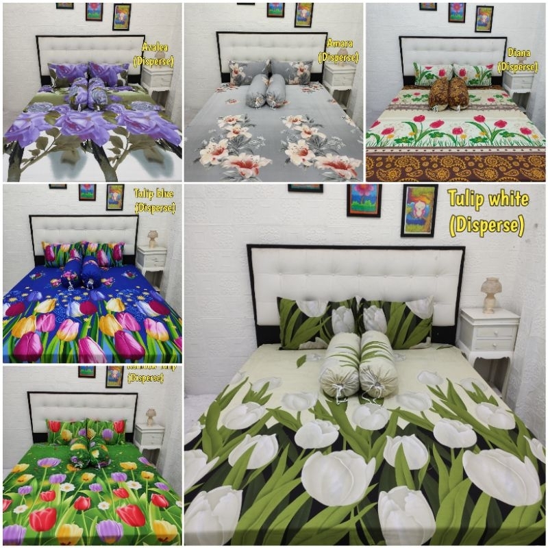 SPREI 180x200 MOTIF BUNGA TERLARIS