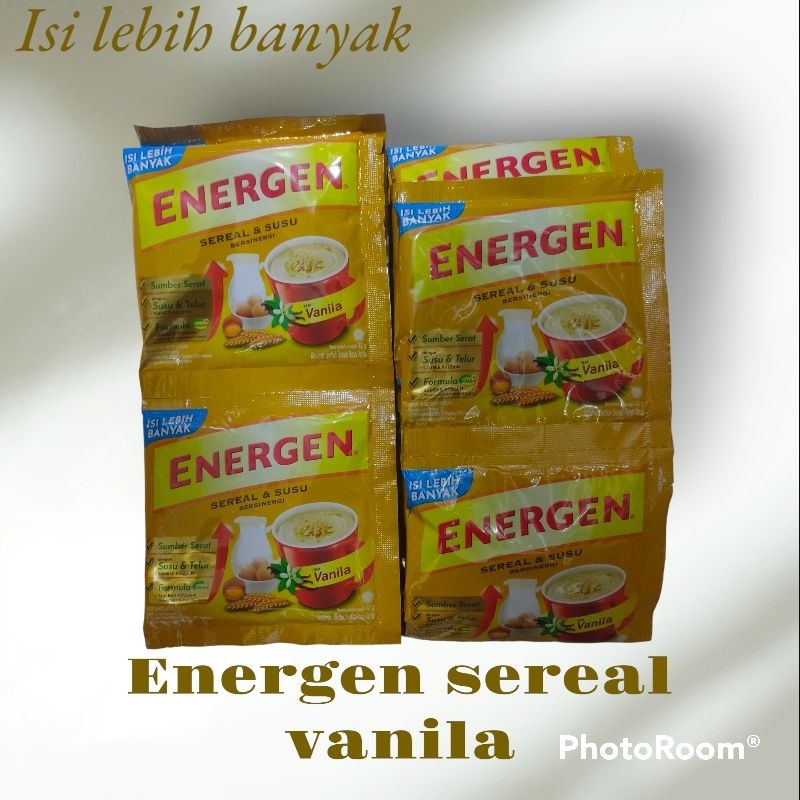 

Energen rasa vanila 32 gr 1 renceng isi 10 sachet