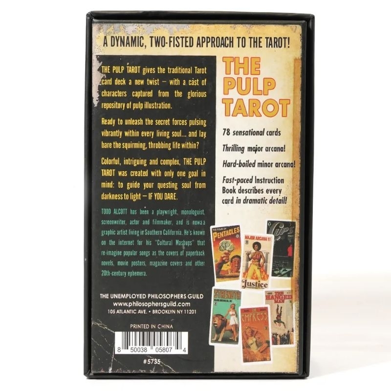 Pulp Tarot hardcase 12x7cm include guide paper