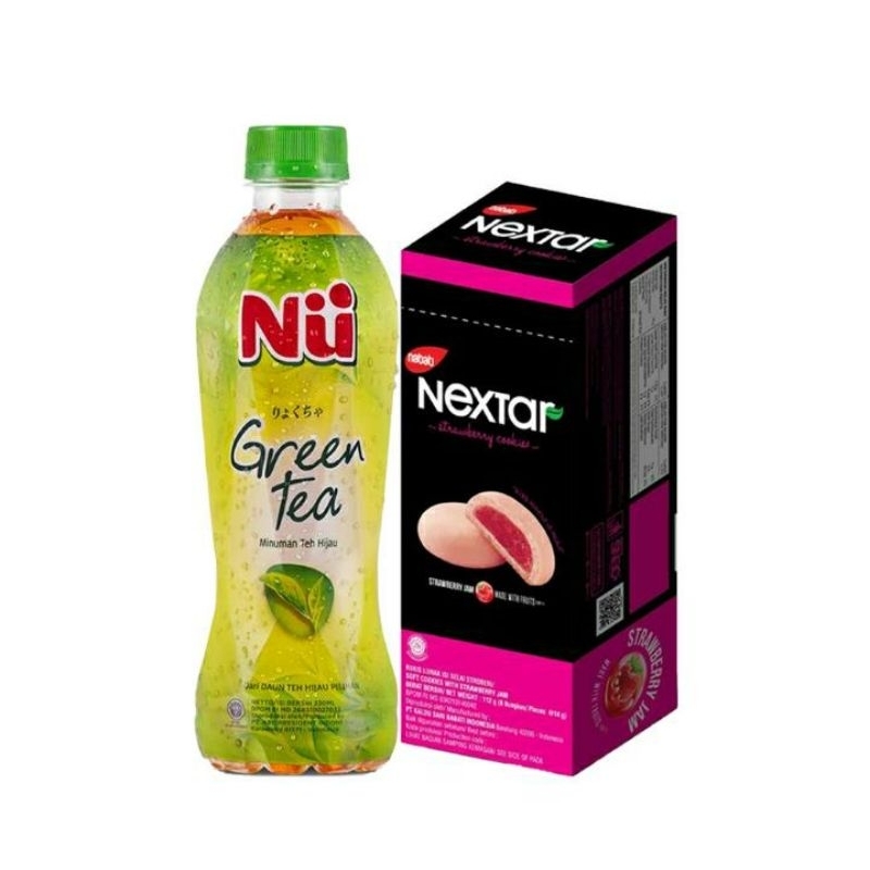 

Paket Buka Puasa Ramadhan Hemat NU Green Tea Original Pet 330 ml Nextar Cookies Strawberry Jam 8 x 14 g