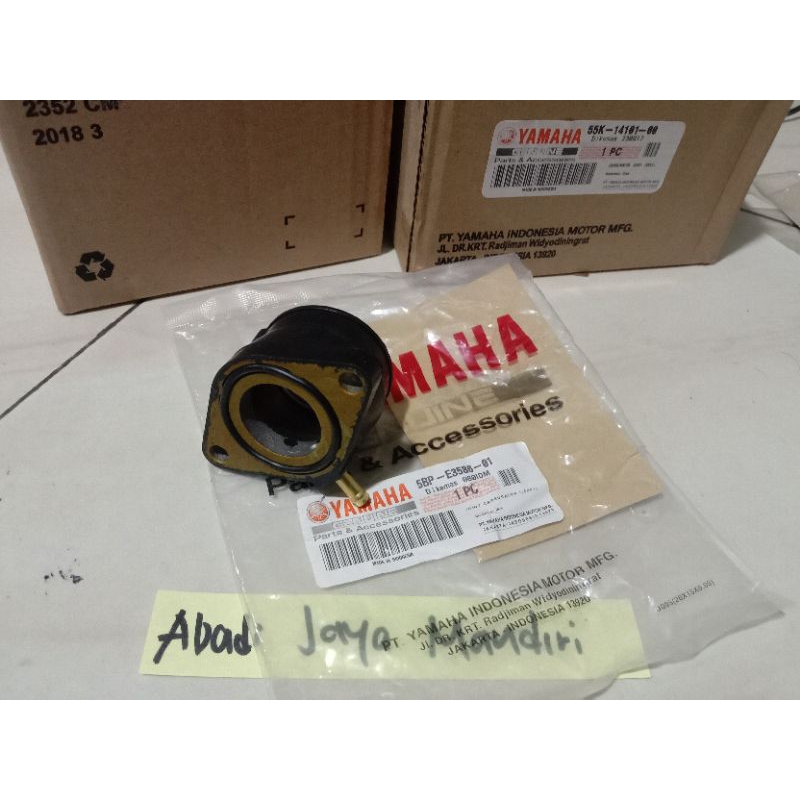 Karet Intek Intake Manipul manipol Karburator Original Yamaha Scorpio 5BP