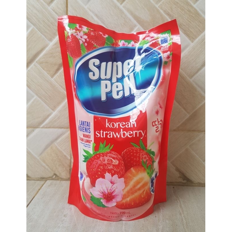 superpel korean strawberry (770ml)