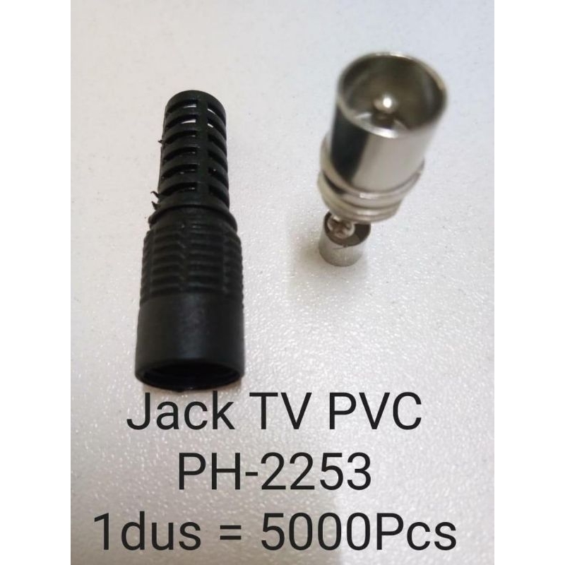 Jack TV PVC Plastik PH-2253 Jack Televisi Untuk Antena