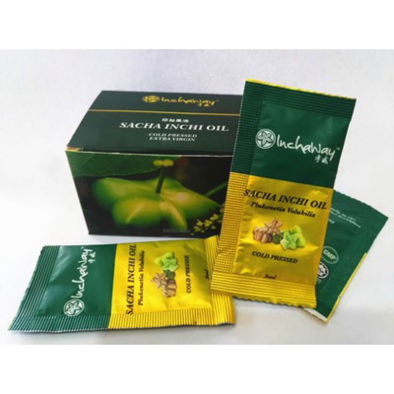 INCHAWAY - SACHA INCHI OIL - SUPER FOOD HERBAL KOLESTROL KANKER OMEGA 3 6 9