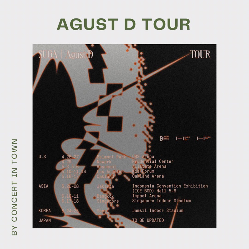 TIKET AGUST D CAT 2A