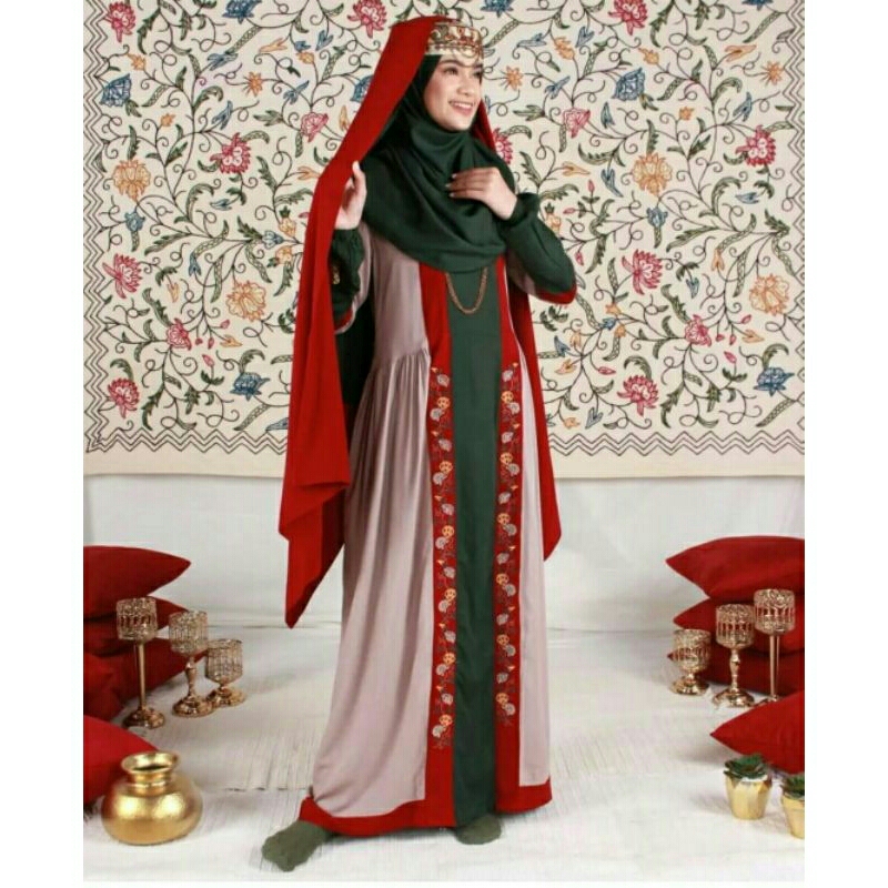 ABAYA ANAK DAN IBU D'kHASMIRE DANNIS✅