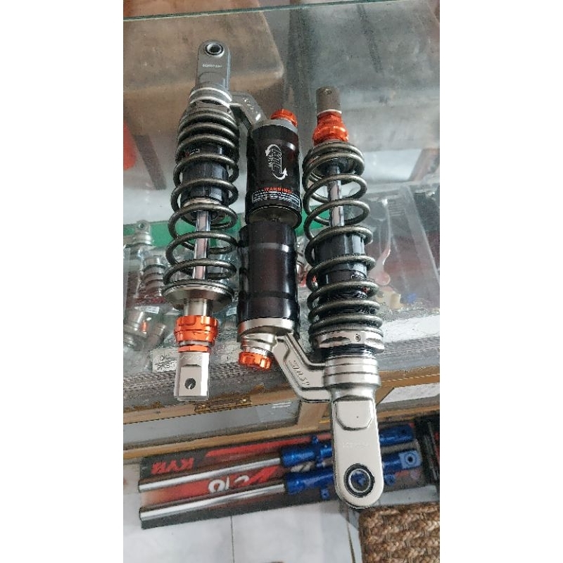 SHOCK KTC TABUNG HONDA PCX 160 ADV 160 UKURAN 365MM ORIGINAL KTC RACING