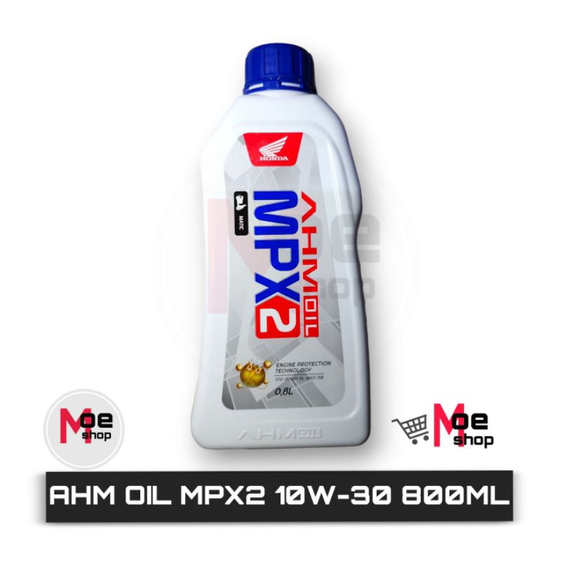 Oli HONDA AHM OIL MPX2 800ML / 0.8L 10W-30 API SL JASO MB