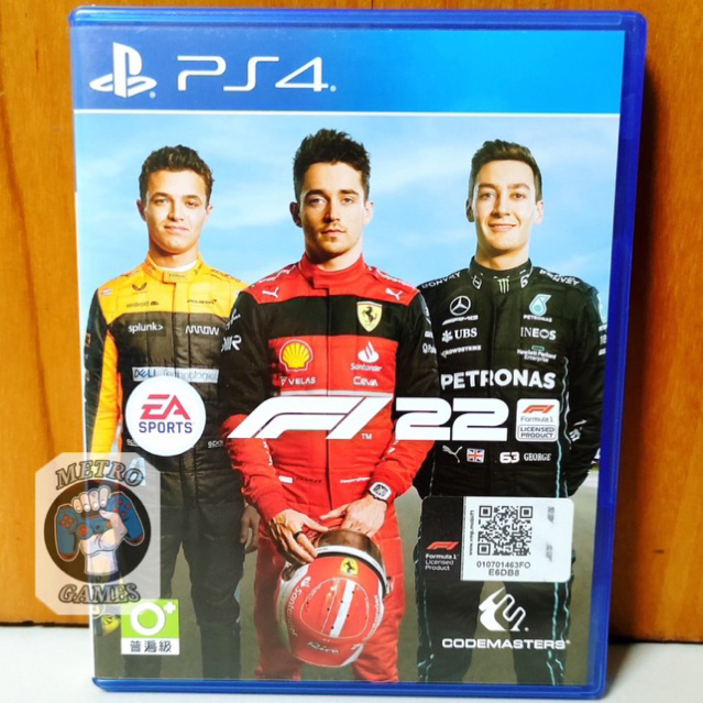 F1 22 PS4 Kaset F1 2022 Playstation PS 4 5 CD BD Game Games Balap Mobil Balapan Formula1 22 formula 1 2022 f12022 f122 kaset bd f 1 2022 f1 23 formula1 ps5 5 22 formula 1 bekas second like new f123 2023 baru region 3 asia reg 3 reg3 R3 The Official Video