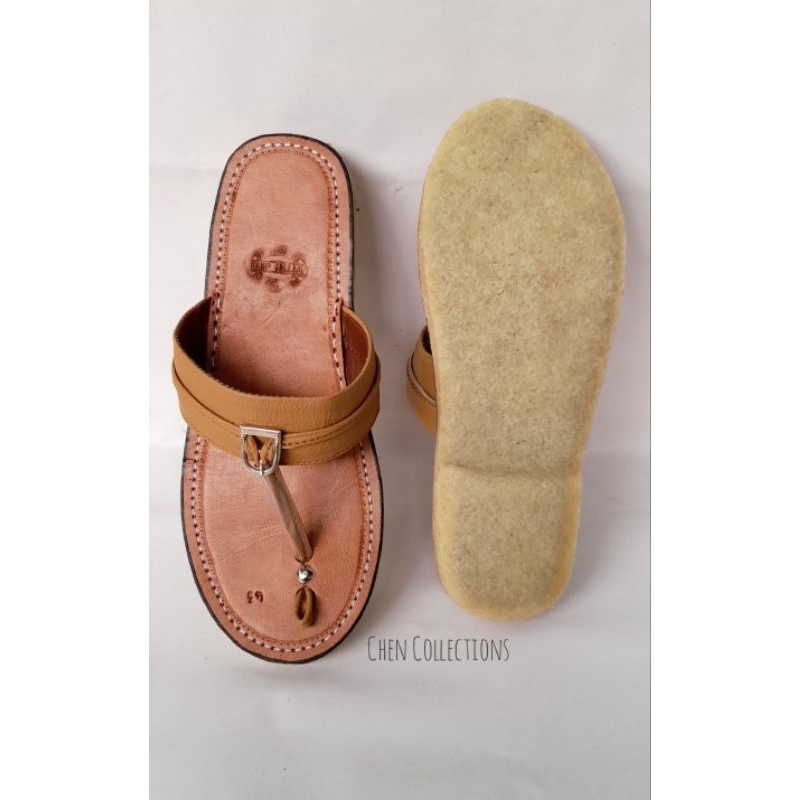 Sandal Tarumpah Kulit Asli Karet Mentah Tasikmalaya
