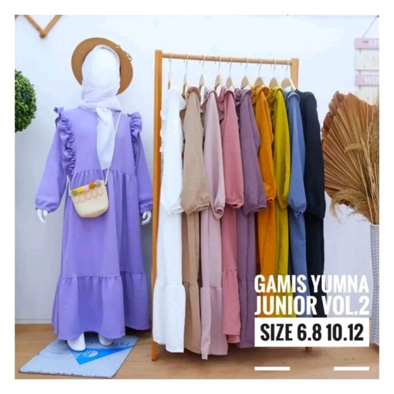 gamis yumna || gamis bobokids || gamis anak bobokids
