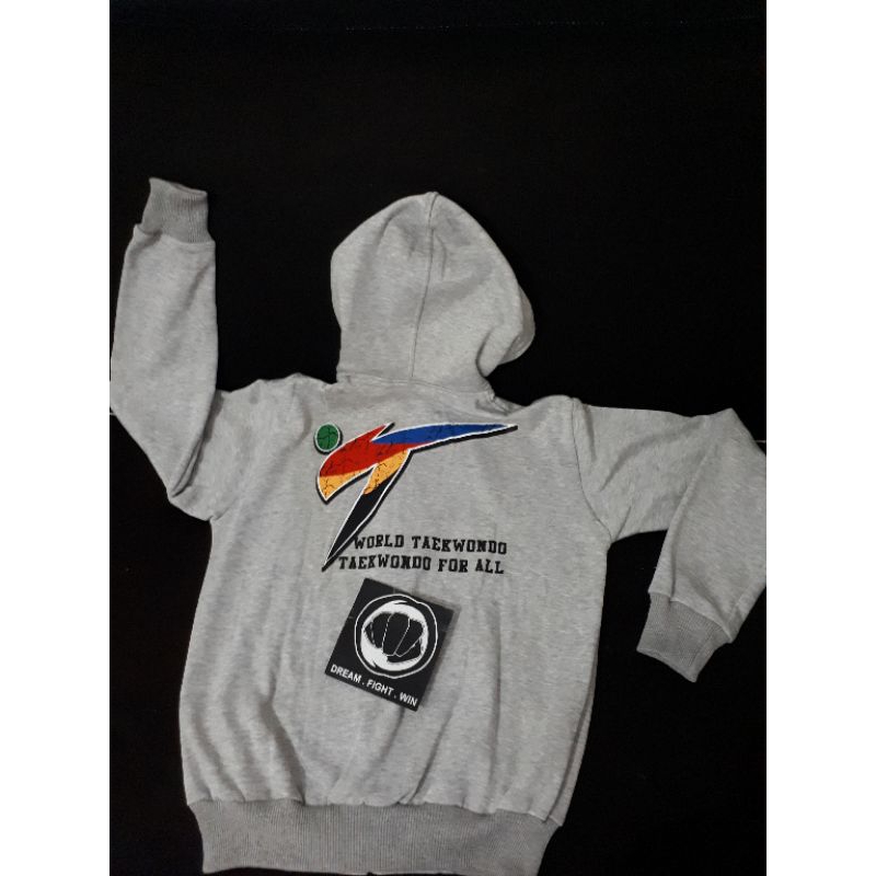 SWEATER HOODIE TAEKWONDO WORLD TAEKWONDO ZIPPER HOODIE SELETING