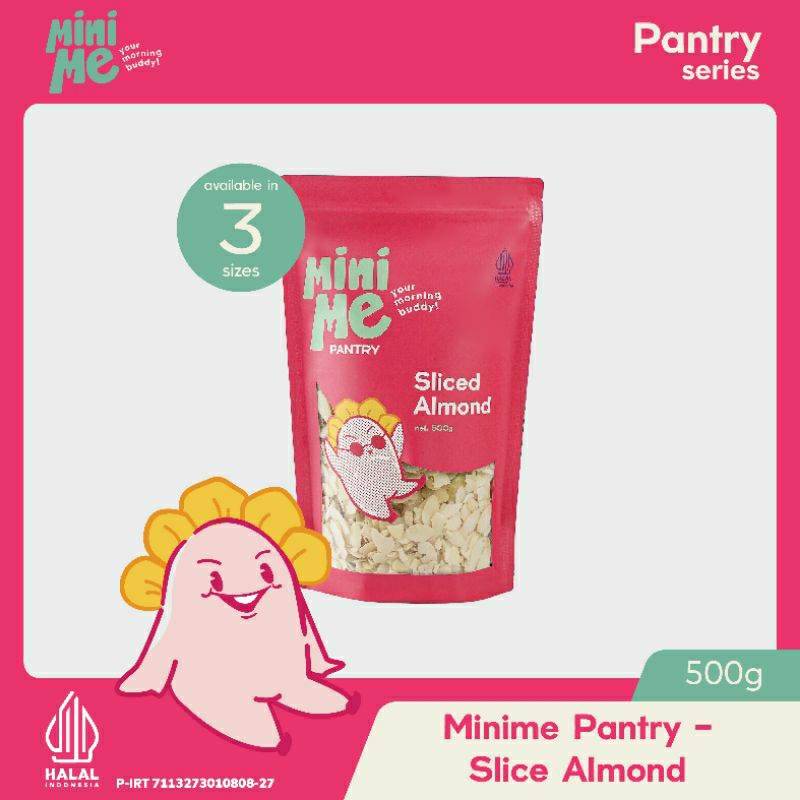 

MINIME Pantry - Sliced Almond 500gr - Kacang Almond Iris (Raw - Mentah)