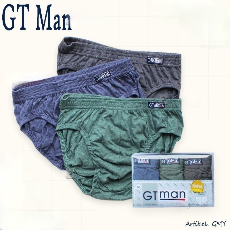 GT MAN isi 3 pcs / celana dalam gt man / cd cowok/ cd cowok murah