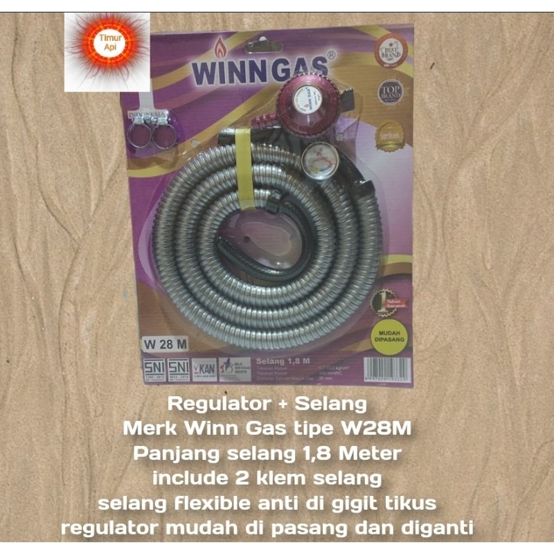 selang regulator winn gas