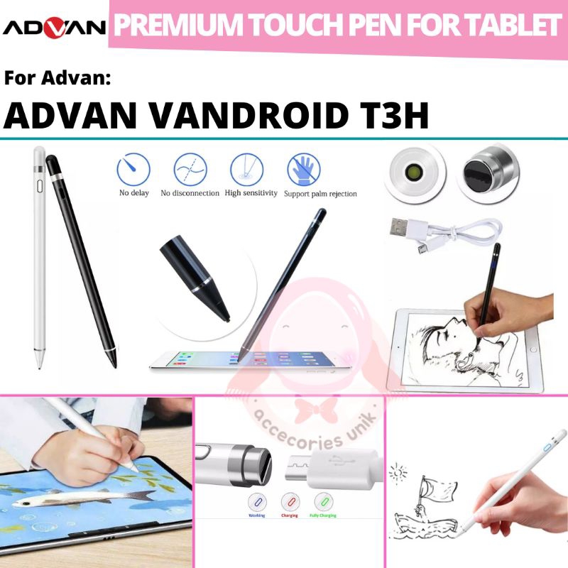 Stylus Pen Advan Vandroid T3H Tablet Spen Pencil Fine