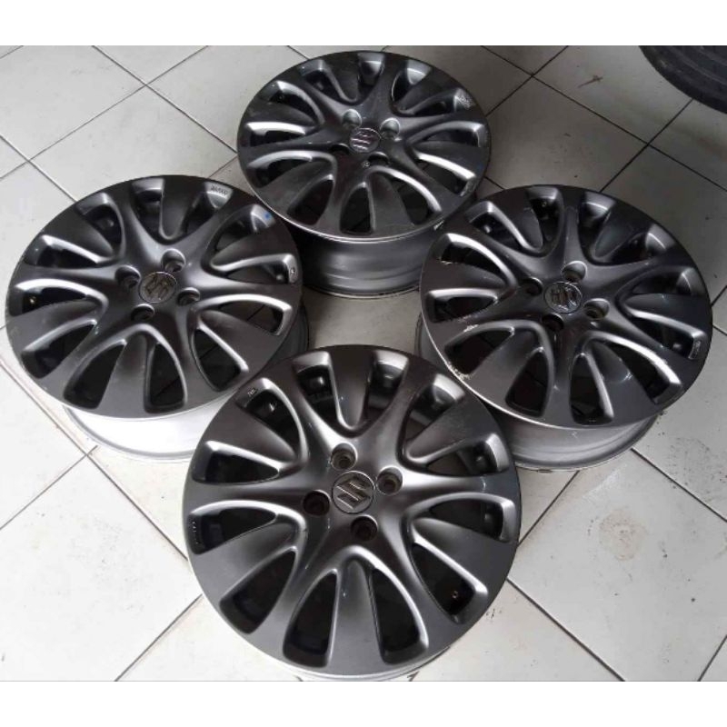 Std Pelek Original Mobil R16 Suzuki Baleno Velg Oem Murah Ring 16x6 Baut 4x100 et50
