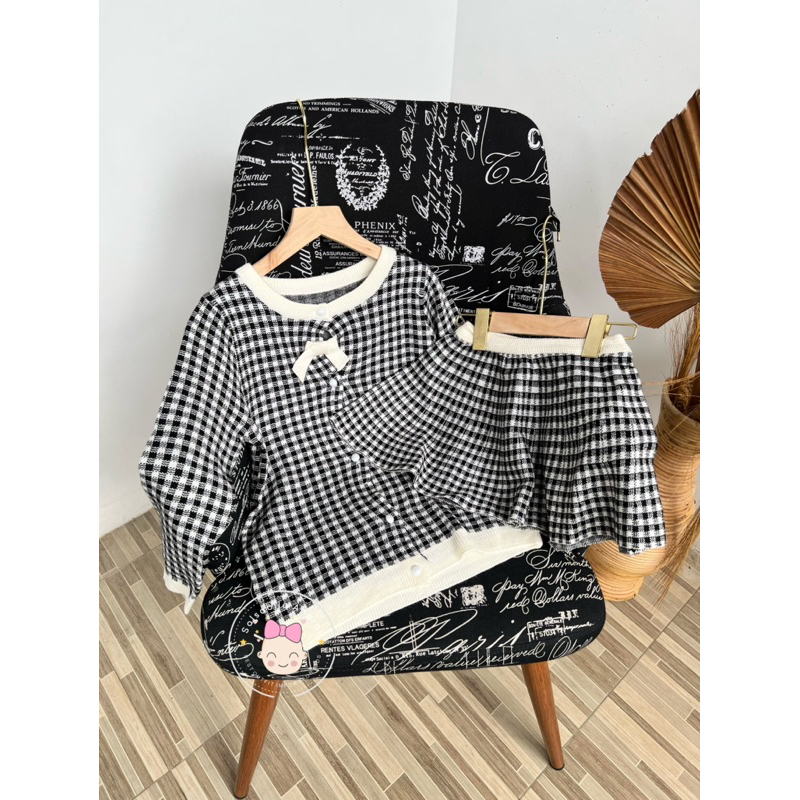 Setelan anak perempuan / setelan blazer korean rajut