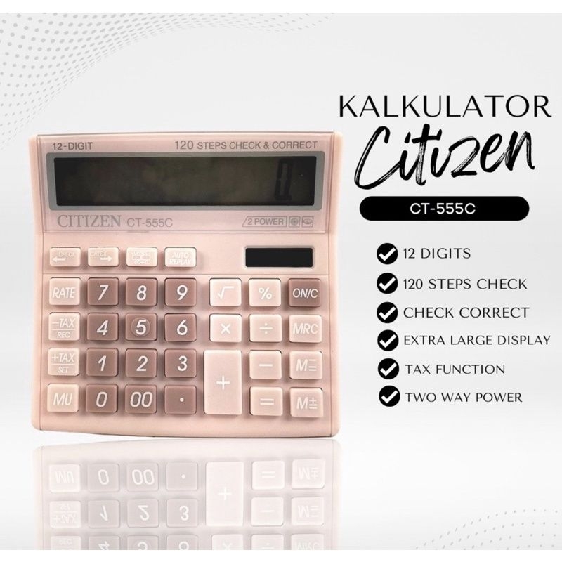 

Kalkulator warna 555C warna warni pink blue