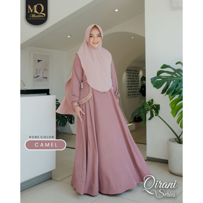 qirani series (gamis set khimar) original by MQ muslim/ gamis murah/ baju lebaran/ gamis terbaru