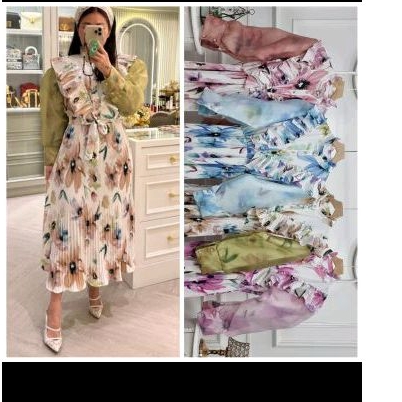 MEJIWANG MIDI PLISKET Organza