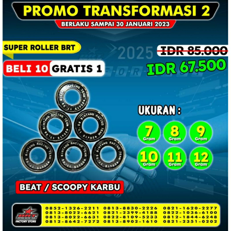 Roller BRT Beat Karbu, Scoopy Karbu