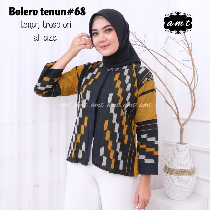 bolero cardi tenun original atasan wanita