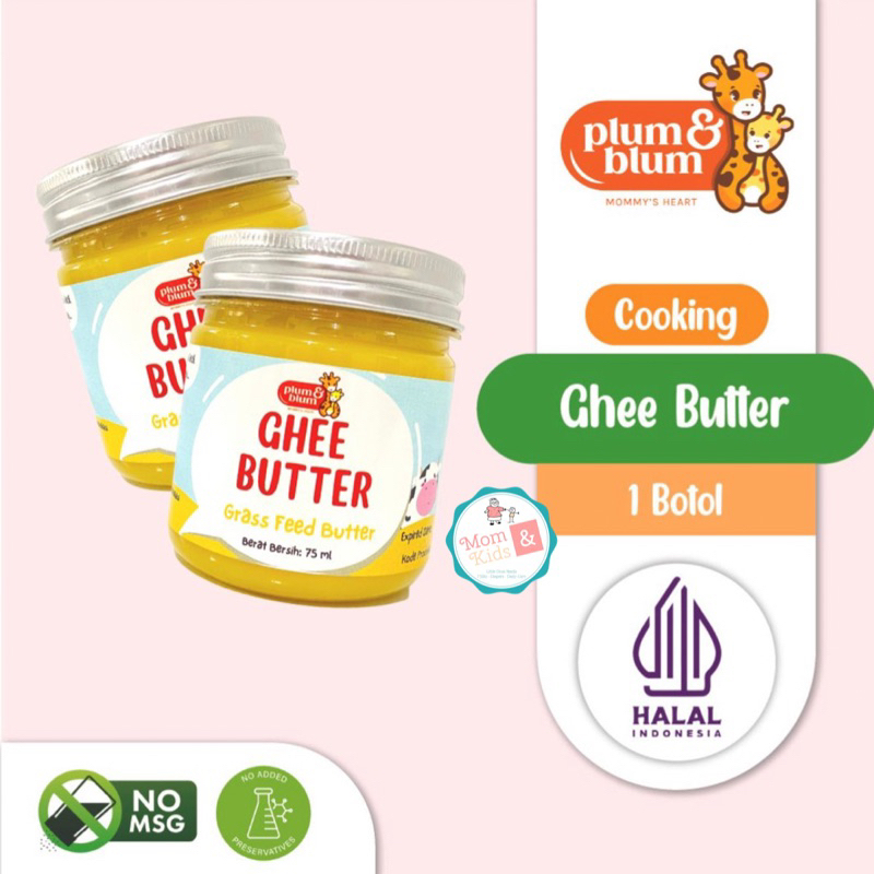 Plum &amp; Blum GHEE BUTTER MPASI BB Booster 75ml | Butter Bebas Laktosa